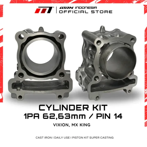 Cylinder kit MTRN 1PA 62 dan 63 mm pen 14 untuk Vixion dan MX King