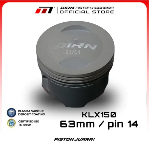 Piston MTRN STD 63 mm pen 14 untuk Kawasaki KLX 150